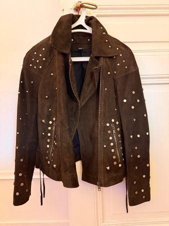 Lederjacke (Suede)