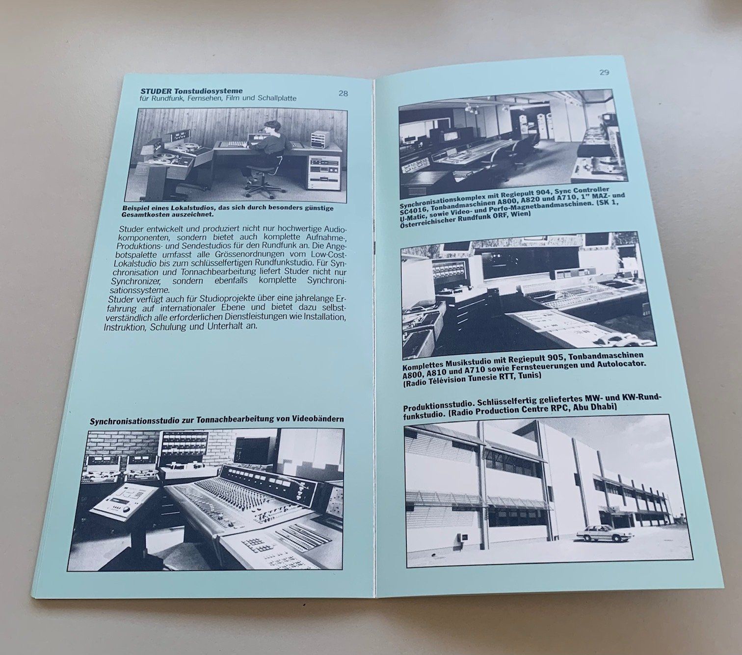Documenti: ORIGINAL VINTAGE STUDER GESAMTPROGRAMM – Nuovo (secondo la descrizione) da Seuzach venduto da torensu 4