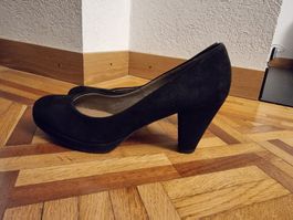 Escarpins cuir noirs 38