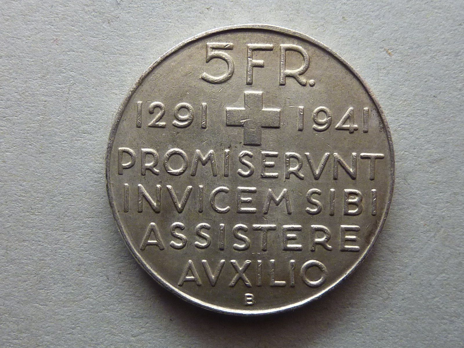 Toutes les monnaies: 5 Fr.  1941  Bundesfeier – D'occasion à Seon par aee_7gpz 1