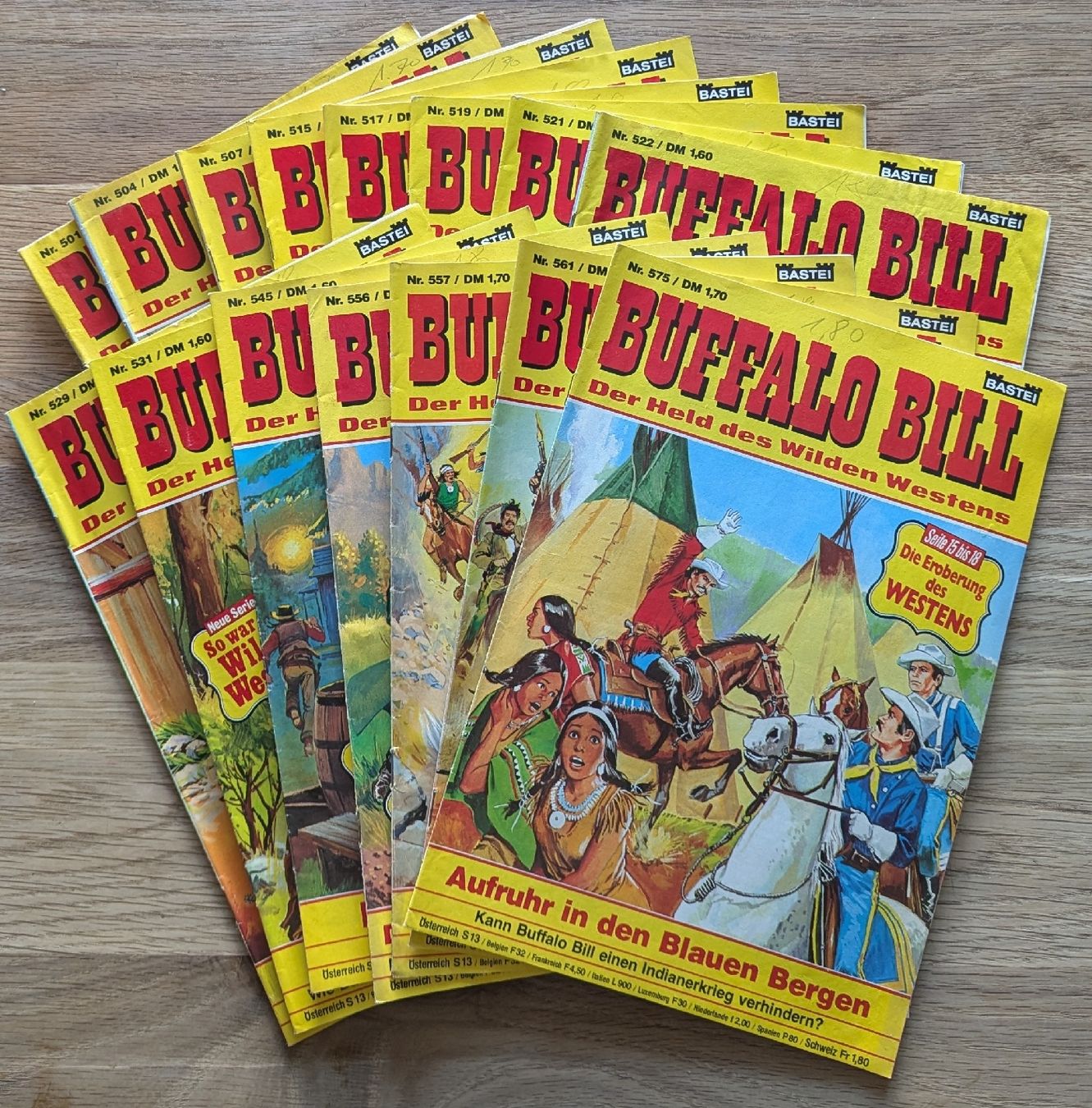 Fumetti: Buffalo Bill Hefte Western, 500er Serie  – Usato da Rupperswil venduto da Svelos