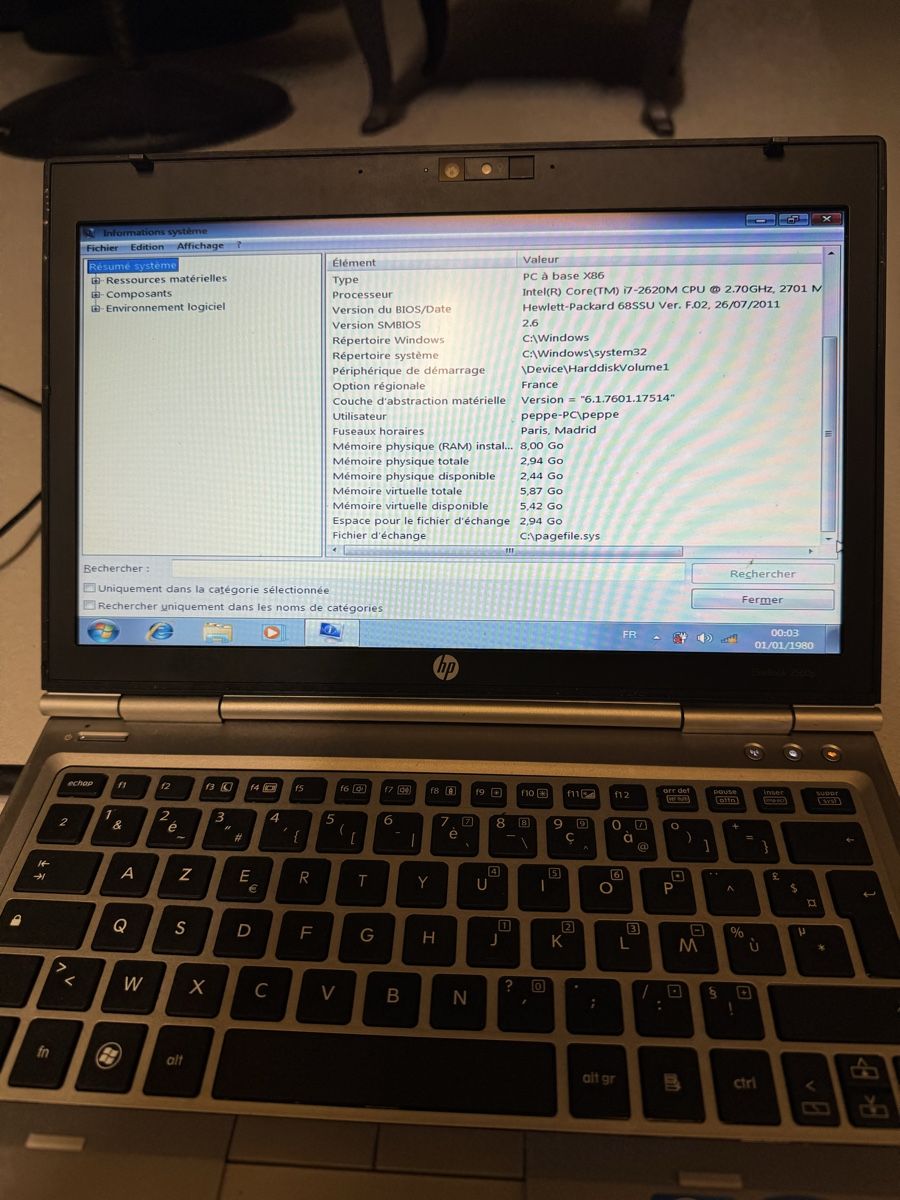 Hewlett Packard Portables: HP elitebook 2560P – D'occasion à Rueyres-les-Prés par Pantanooo 2