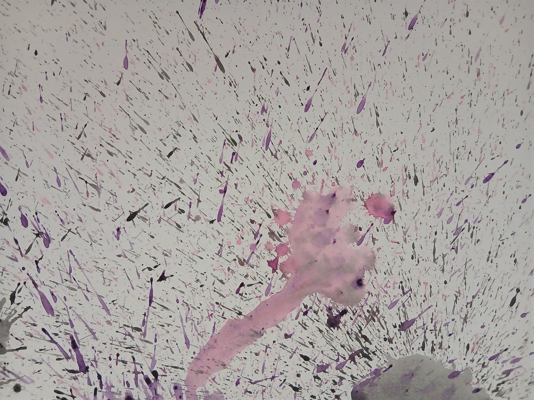 Foto & Immagini: Bild Acryl auf Leinwand Spritztechnik – Usato da Zuzgen venduto da Accelerando 2