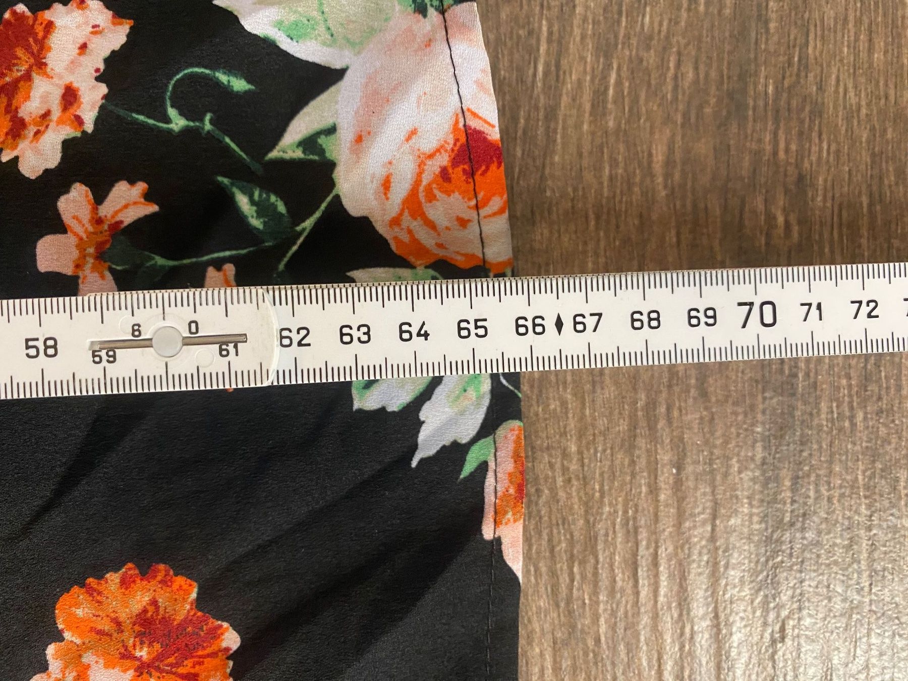 Camicette: Unique21 Bluse langarm Rosenmuster schwarz Gr. 54 – Usato da Pratteln venduto da a23_j2gs 7