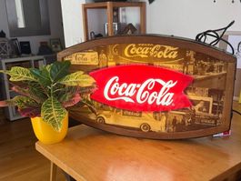 Coca Cola/ Lichtwerbung im Vintage Stil