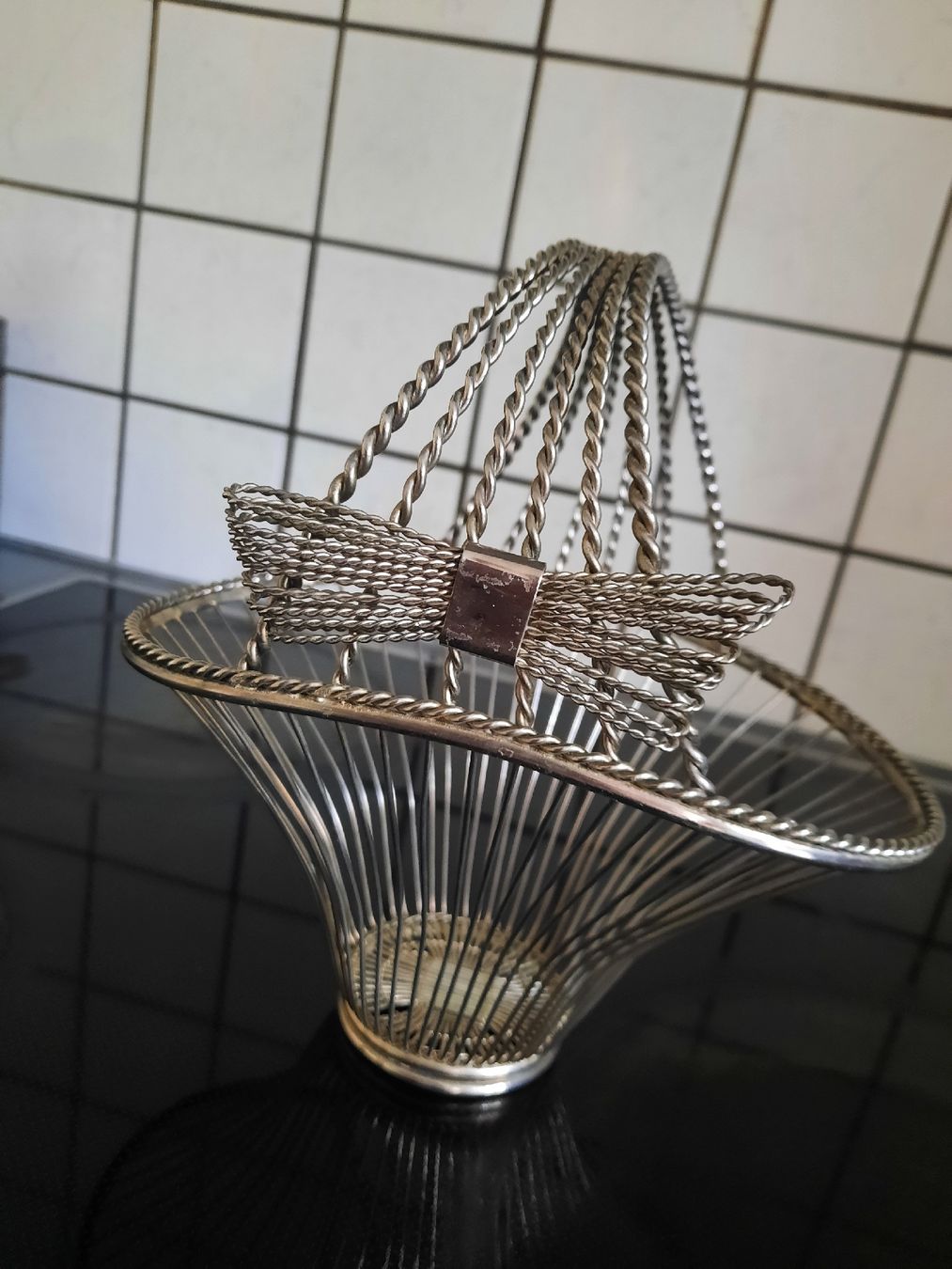 Altro in Antiquarato & Arte: PANIER, en MÉTAL, décoratif – Usato da Le Locle venduto da marylise01