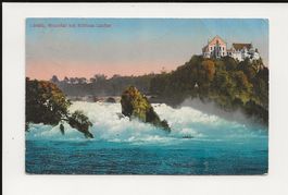 AK 1916 Rheinfall mit Schloss Laufen