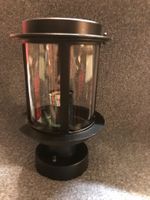 LAMPE EXTERIEURE FONTE ALUMINIUM IP44 BORNE A POSER NEUVE