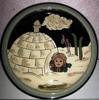 Wandteller Iglu 1 Rheinfelder Keramik