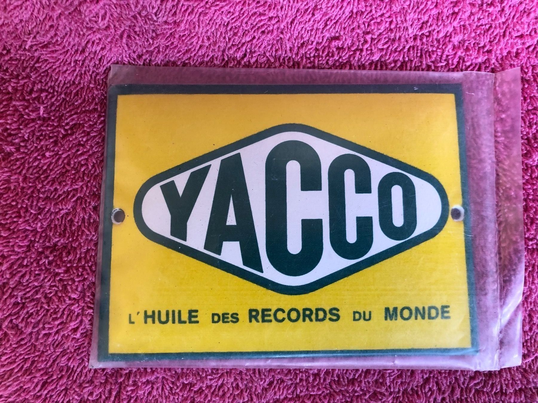 Schilder: Yacco motor oil werbung Oldtimer – Neu (gemäss Beschreibung) aus Reinach AG von rares75