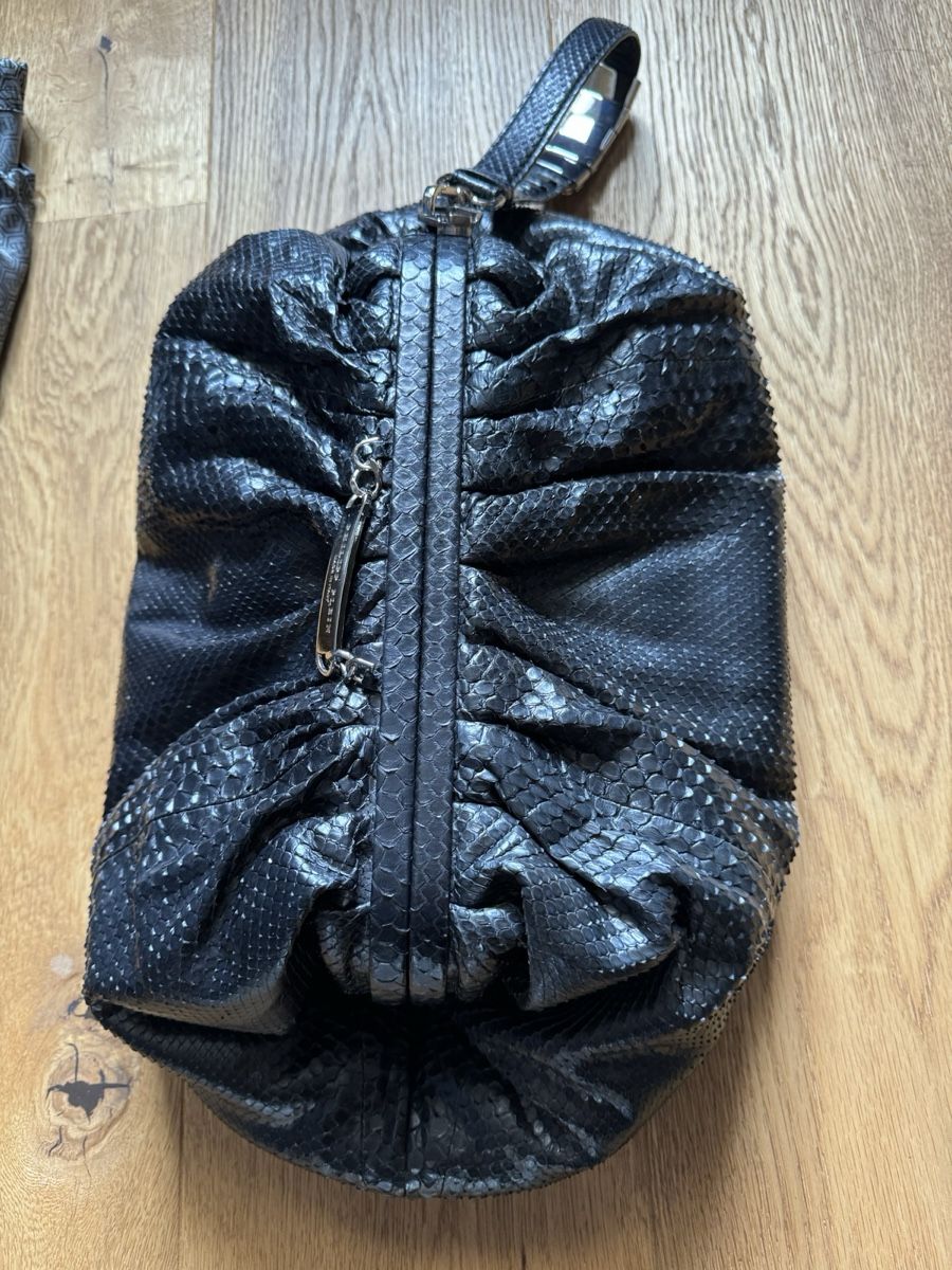 Philipp Plein Borse da donna: Philipp Plein Pythonleder Clutch Bag mit Nappa – Nuovo (secondo la descrizione) da Seon venduto da noe_zz6w 4