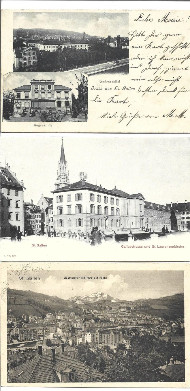 Ansichtskarten: AK  Sammlung St.Gallen – Gebraucht aus Appenzell von mai25 2