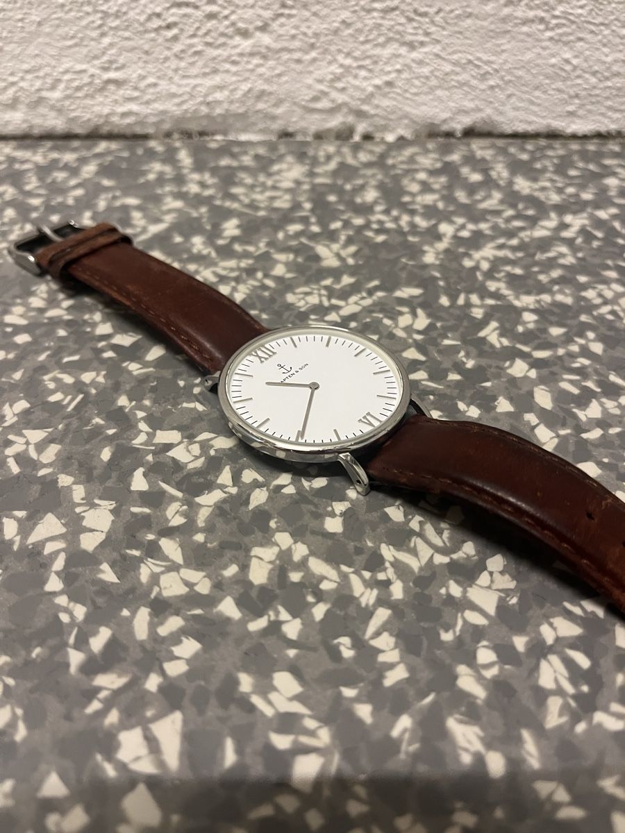 Kapten & Son Orologi: Kapten & Son Uhr braunes Leder – Usato da Zürich venduto da bretxo 2