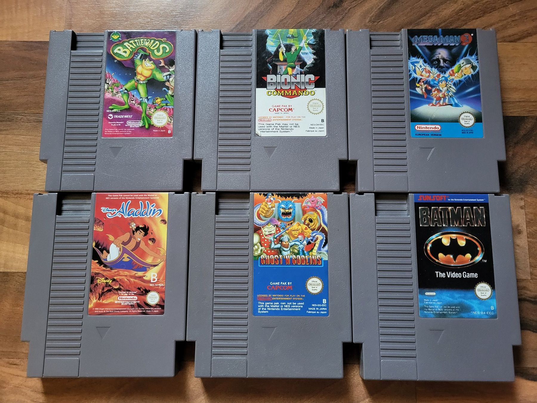 Nintendo Spiele: NES Games - 6 Stück – Gebraucht aus Gossau SG von B.Stillhard 1