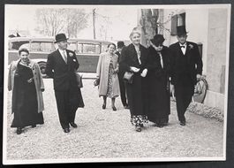 Gesellschaft, Autobus J. Kupferschmid Biel, Bienne, ca. 1950