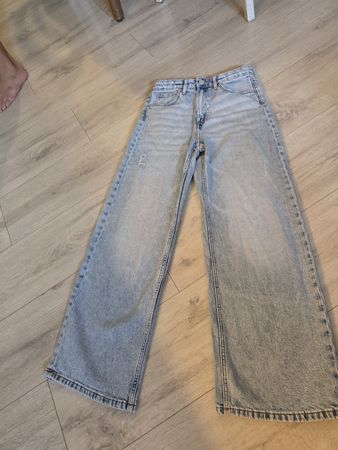H&M Jeans Wide Leg High Waist Grösse 146 Mädchen