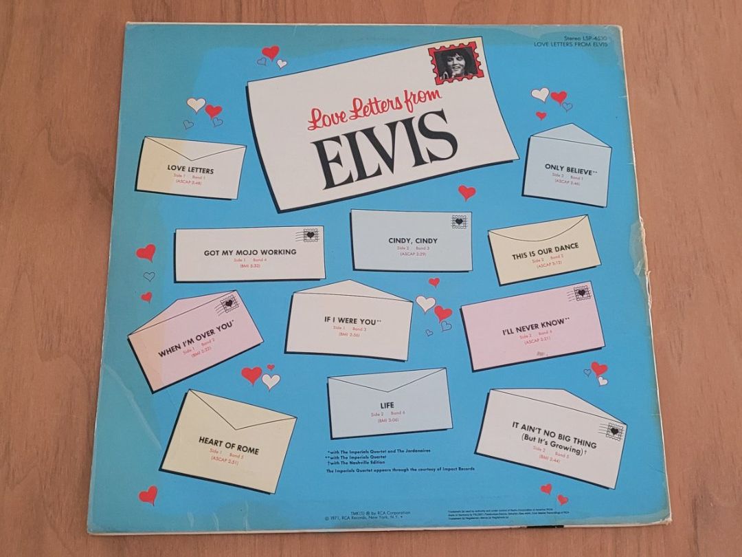 Schallplatten: LP  Elvis – Gebraucht aus Martigny von MZ-67 1