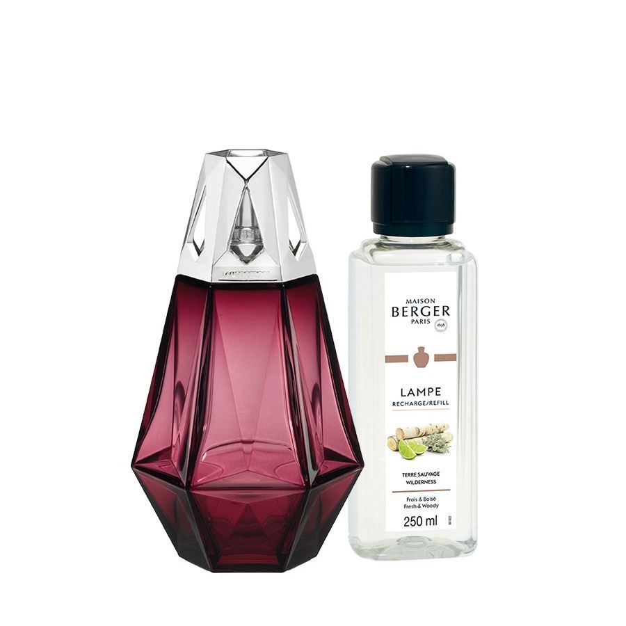 Diffusori di oli essenziali: Lampe Berger Set Prisme Granat Rot – Nuovo e nell'imballaggio originale da Wettingen venduto da Swala