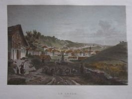 LE LOCLE STAHLSTICH KOLORIERT