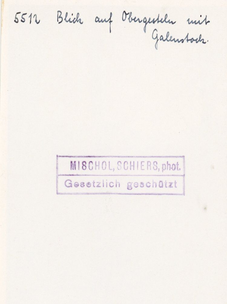 Cartoline postali: Obergesteln   VS  mit Galenstock – Usato da Brig venduto da Valcards54 1