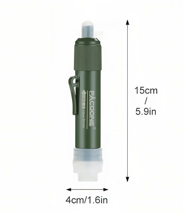 Sanitari: Tragbares Mini-Wasserfilter-System Outdoor – Nuovo e nell'imballaggio originale da Châtelaine venduto da topshop.switzerland 5