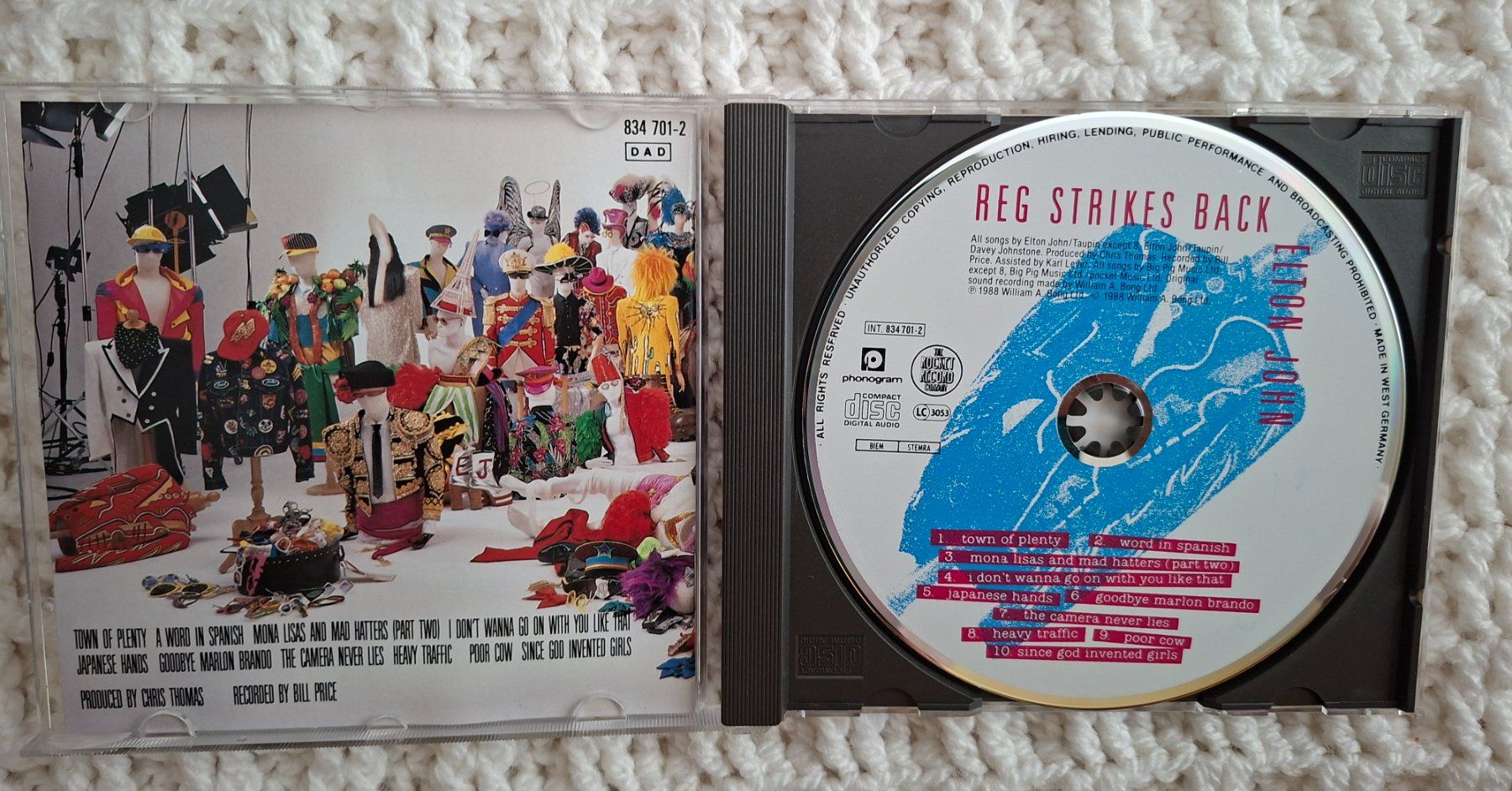 CD: Elton John CD, Reg strikes back – Usato da Merenschwand venduto da lea61 2