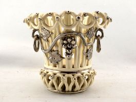 Vase ceramique de Langeais, Ch. Boissimon vers 1870 Keramik