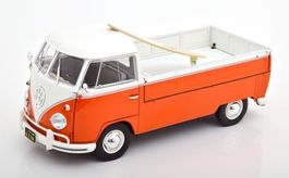 VW T1b Pick Up / Pritsche 1960-1963 weiss / orange      1:18