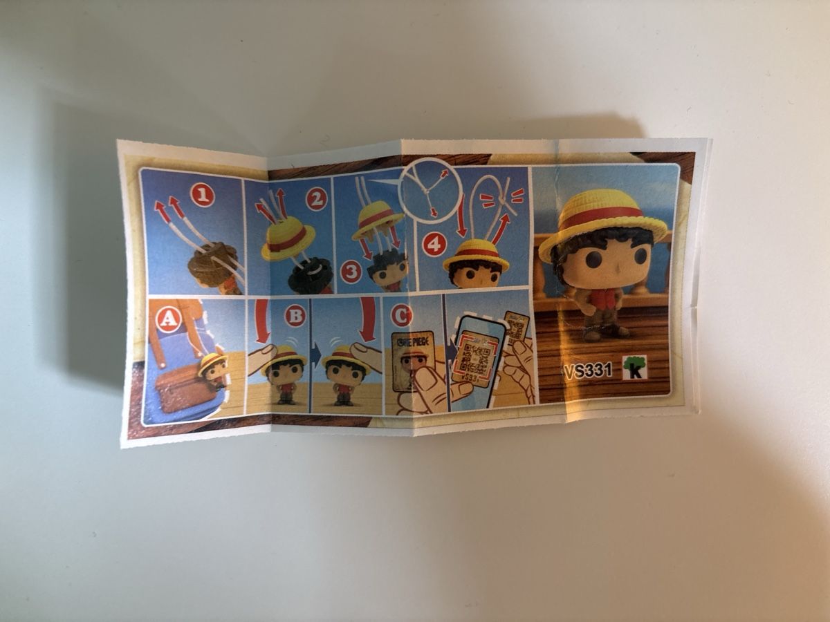 Funko Statuette: Ruffy One Piece Kinder Joy Figur – Nuovo (secondo la descrizione) da Basel venduto da min_xq6x 2
