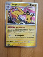 Englische Ampharos Pokémon Karte 