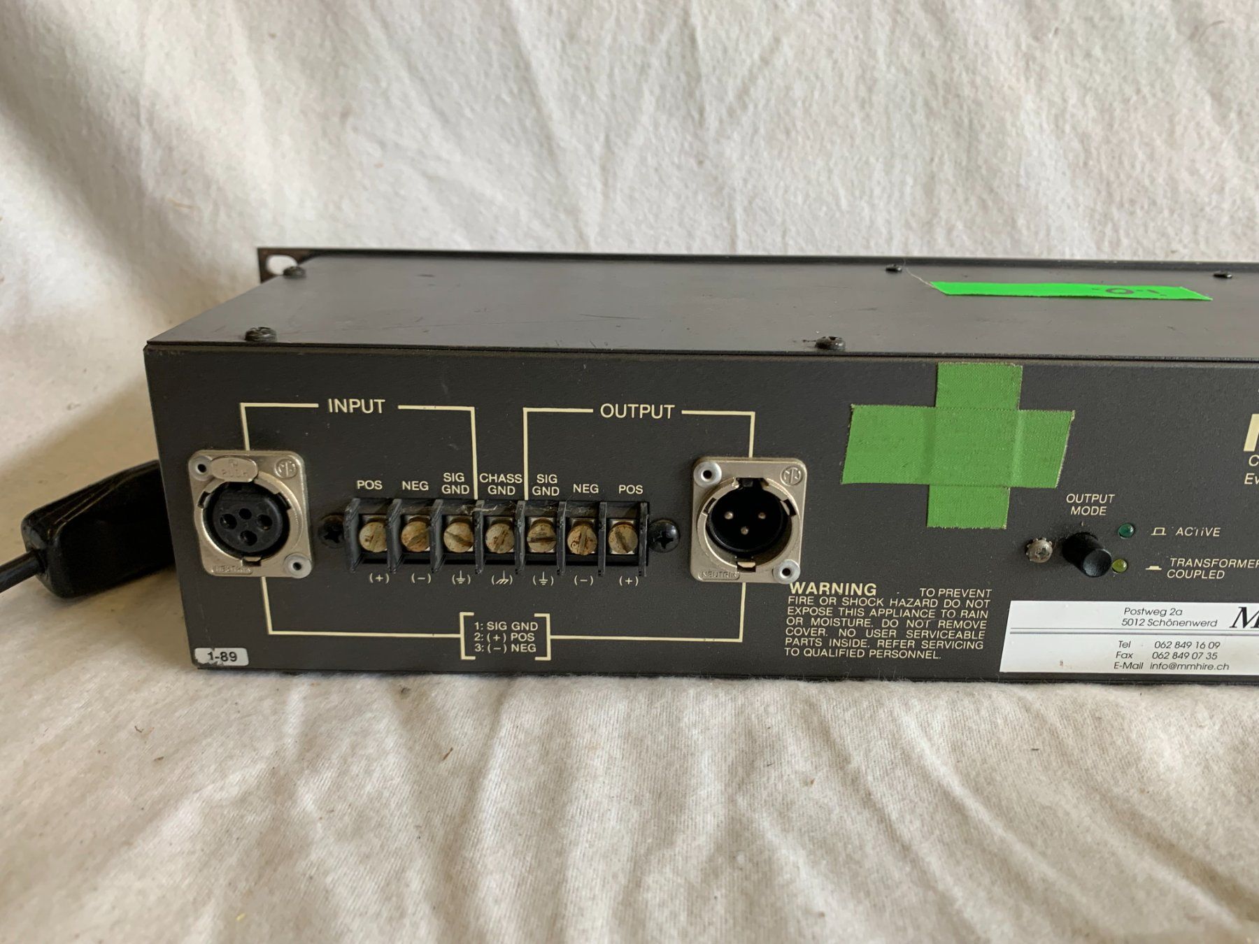 Rane Equalizzatori: Rane GE 30 einkanaliger Equalizer (S598) – Usato da Däniken SO venduto da Profog1 4