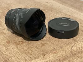 Rokinon Samyang Walimex Fisheye Objektiv 8mm f3.5 für Nikon