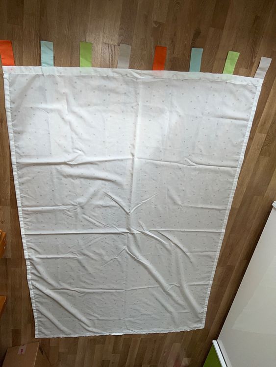 DANCURTON Kinderzimmer Vorhänge Mit Pom-Poms - 2 Teile, 250cm Länge, Hellrosa, Boho Stil