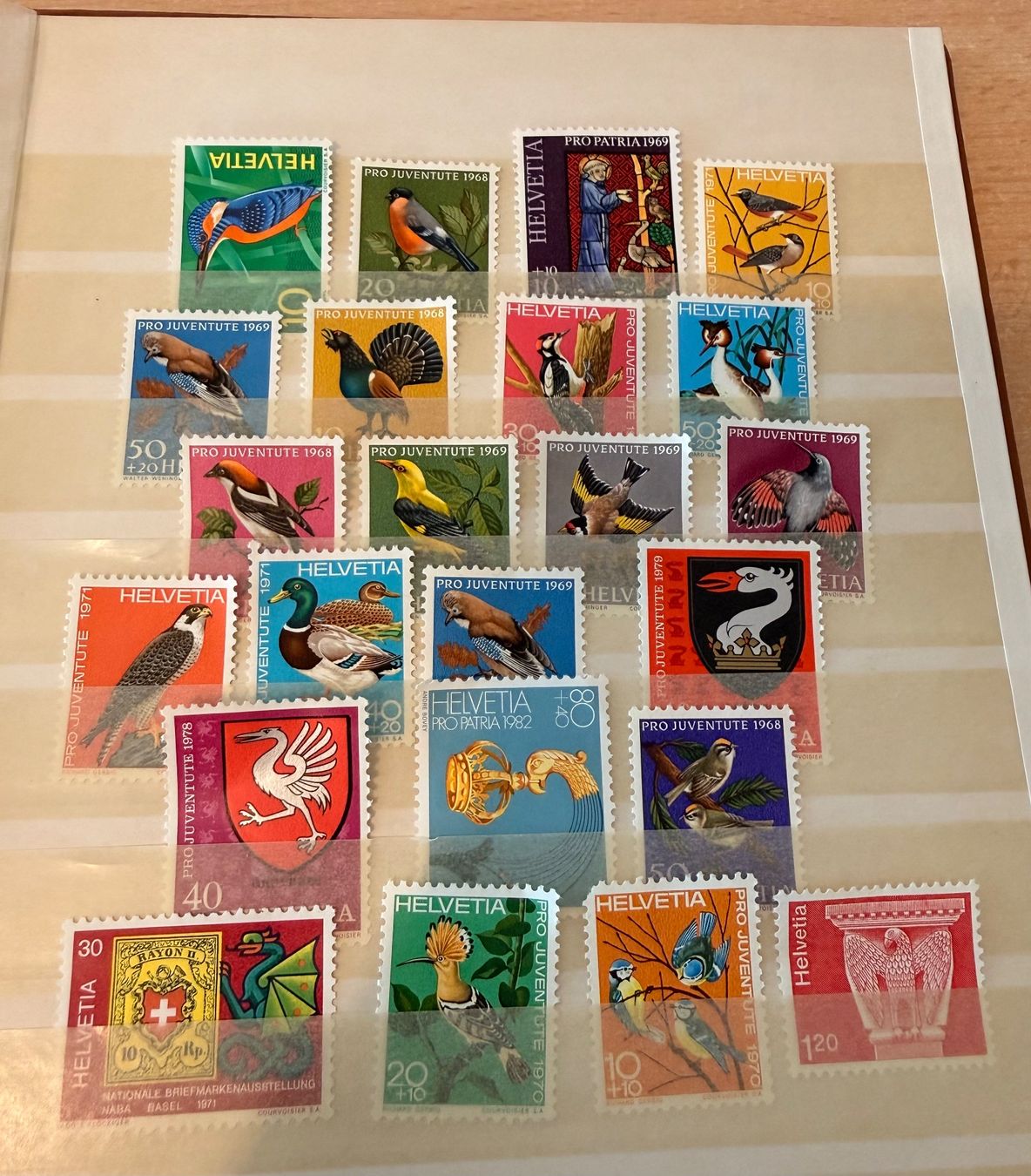 Alle Briefmarken: 23 timbres différents thème oiseaux Neufs – Gebraucht aus Genève von lac_pf6t 2