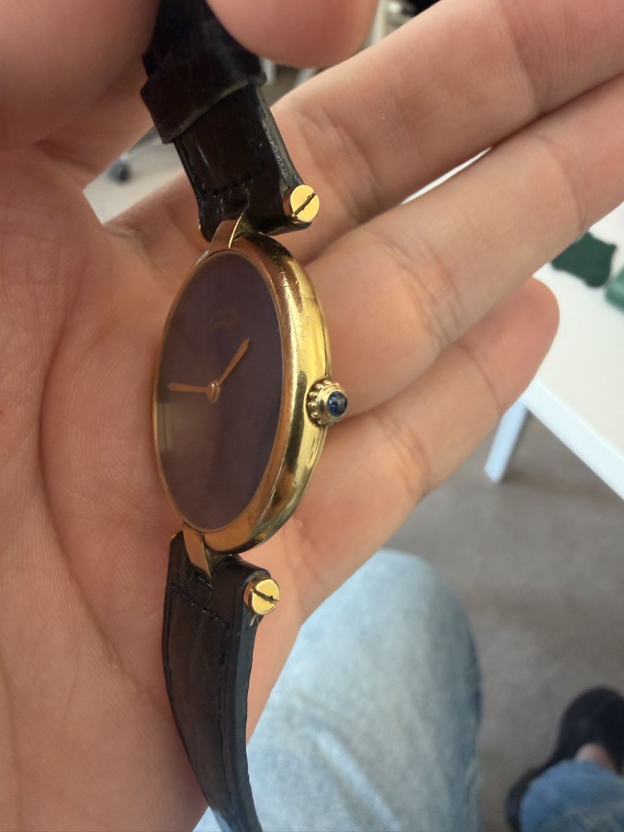 Cartier Montres: Cartier Vendome Must Lapis – D'occasion à Genève par Est1986blkos 4