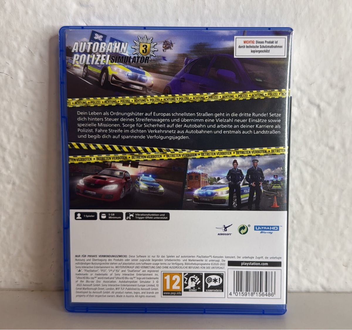 Sony Giochi: Autobahn Police Simulator 3 PS5 – Usato da Ehrendingen venduto da bubulence 1
