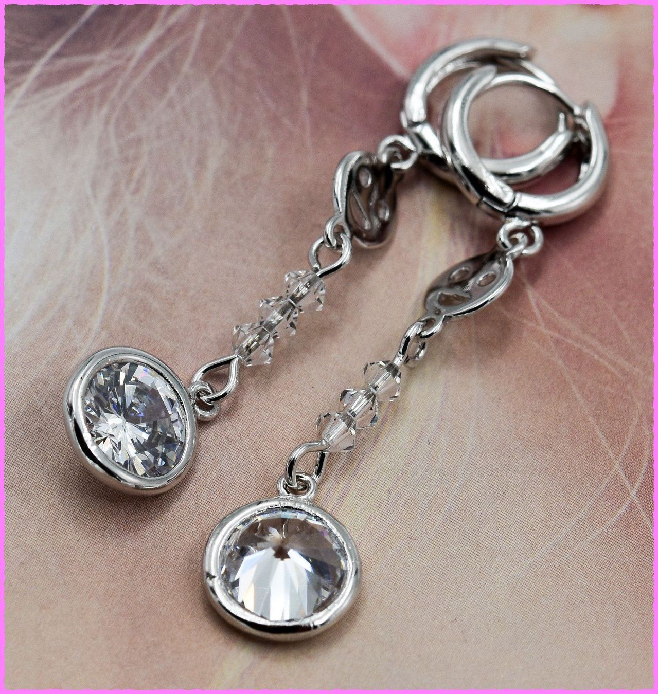 Orecchini pendenti & Orecchini a lobo: Bezaubernde Ohrhänger mit Zirkonia – Nuovo e nell'imballaggio originale da Oberglatt ZH venduto da Diamond-Girl 1