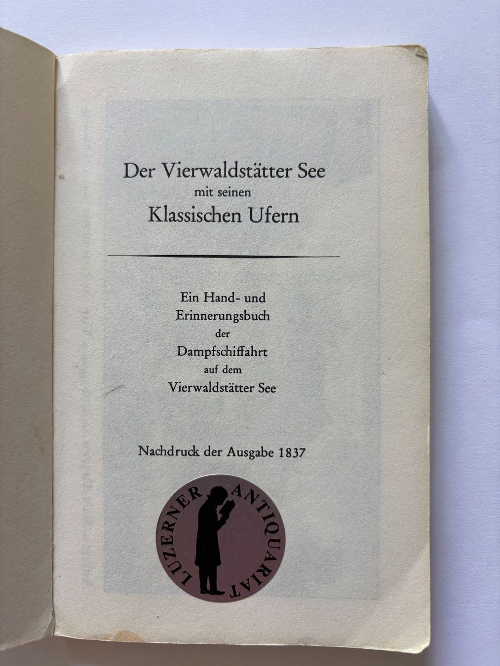 Libri: Dampfschifffahrt auf dem Vierwaldstättersee – Usato da Wangen b. Olten venduto da oldies6 1