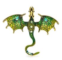 Anhänger/ Brosche Drache ( 2 in 1), Nr.25