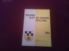 Volketswil (ZÜRICH): Neujahrsblatt 1964 - RAR Zeitdokument!