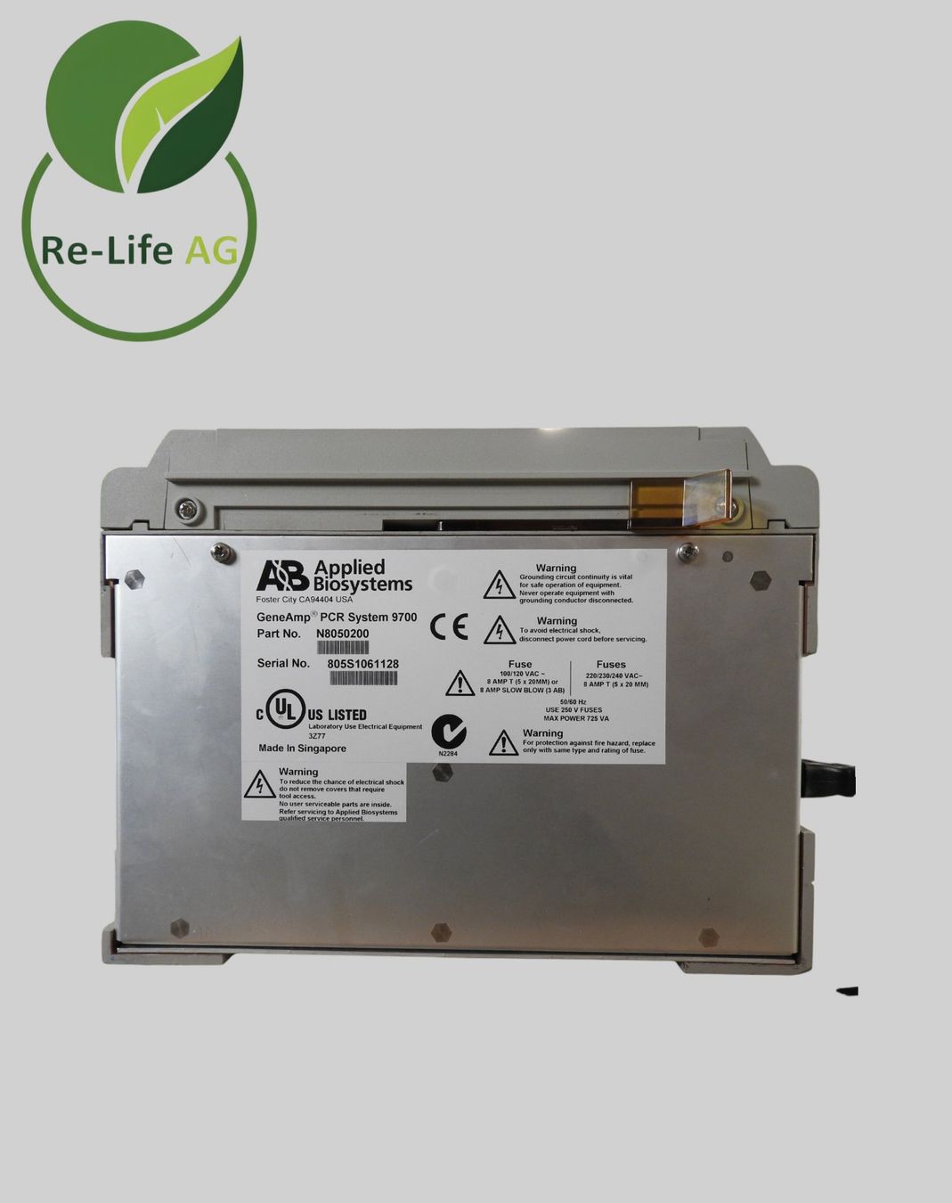 Tutte le macchine: Applied Biosystems | PCR System 9700 | PCR System – Usato da Reinach BL venduto da Re-LifeAG_Labor 6