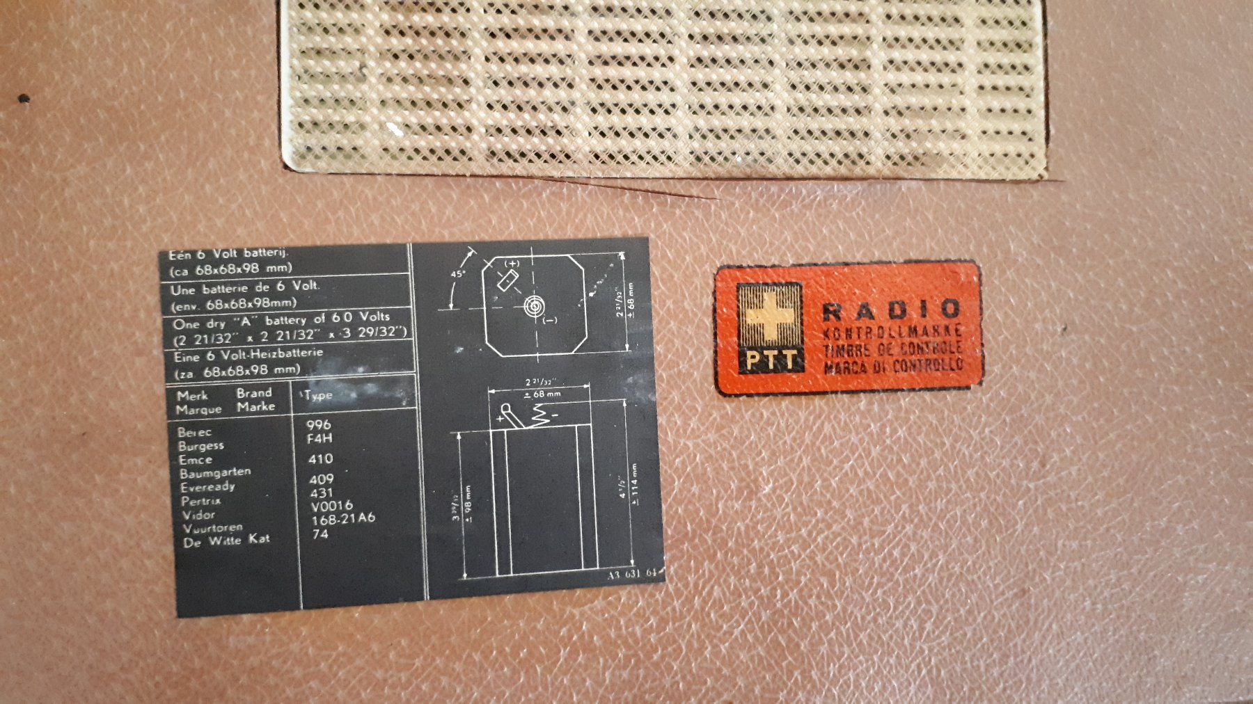 Philips Radio: Philips Evette L3X71T Kofferradio / Transistorradio – Difettoso da Madiswil venduto da 20gls 5