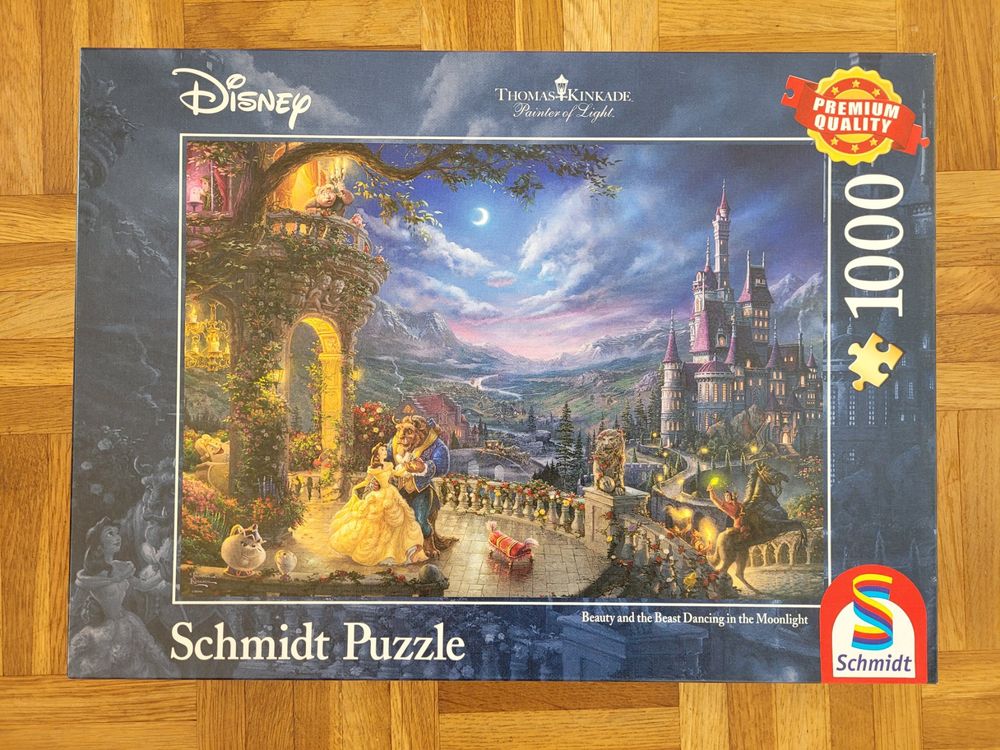 Schmidt Puzzle Schöne und das Biest Thomas Kinkade Disney