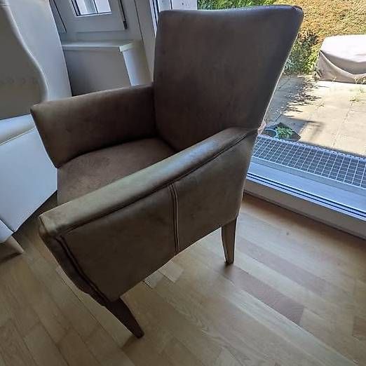 Sedie: Brown leather chair – Usato da Schlieren venduto da tan313 3