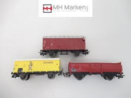 Märklin 3-teiliges diverses Güterwagenset Deutsche Bahn AC