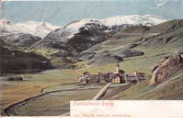 Realp UR // ca. 1905 Dorf und Furkastrasse Verlag Wehrli