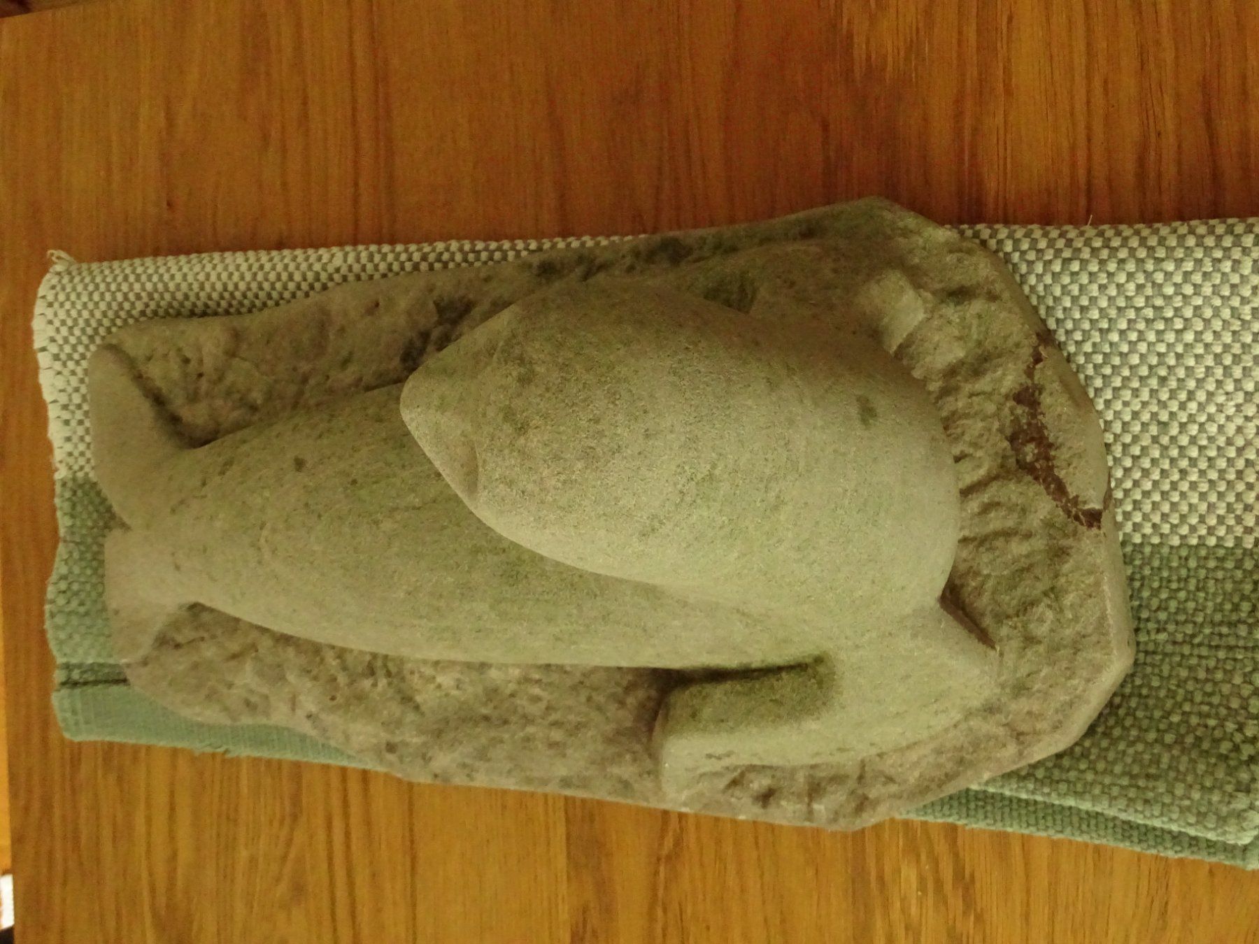 Pietre & tegole: Sandsteinskulptur Handarbeit Unikat Robbe – Usato da Hirzel venduto da Musicman03 4
