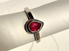 Rubin Silberring 925 - Nr. T13