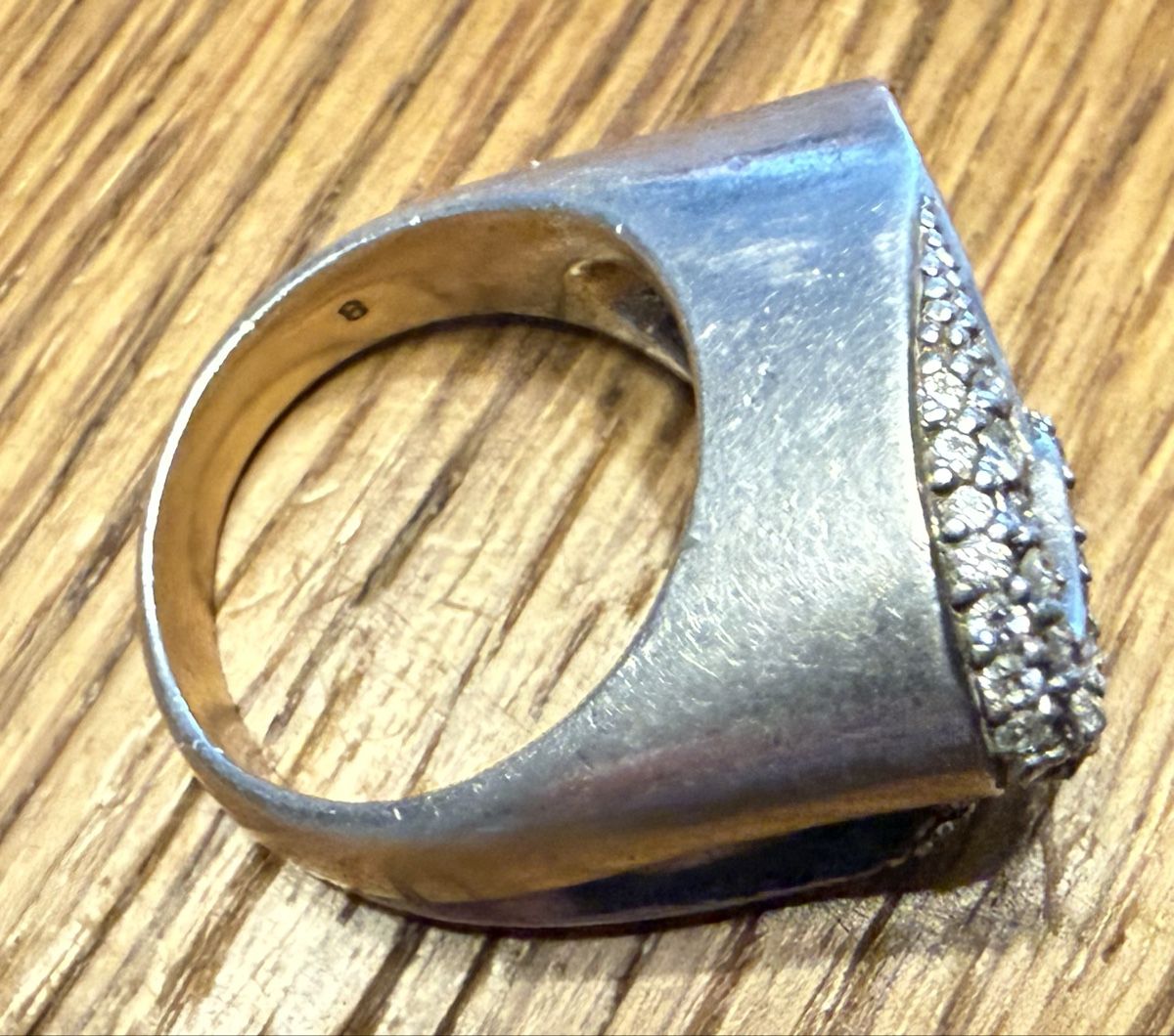 Anelli: Schwerer Silberring 925 Fingerring Sterling 925 – Usato da Goldach venduto da Donpancho 3