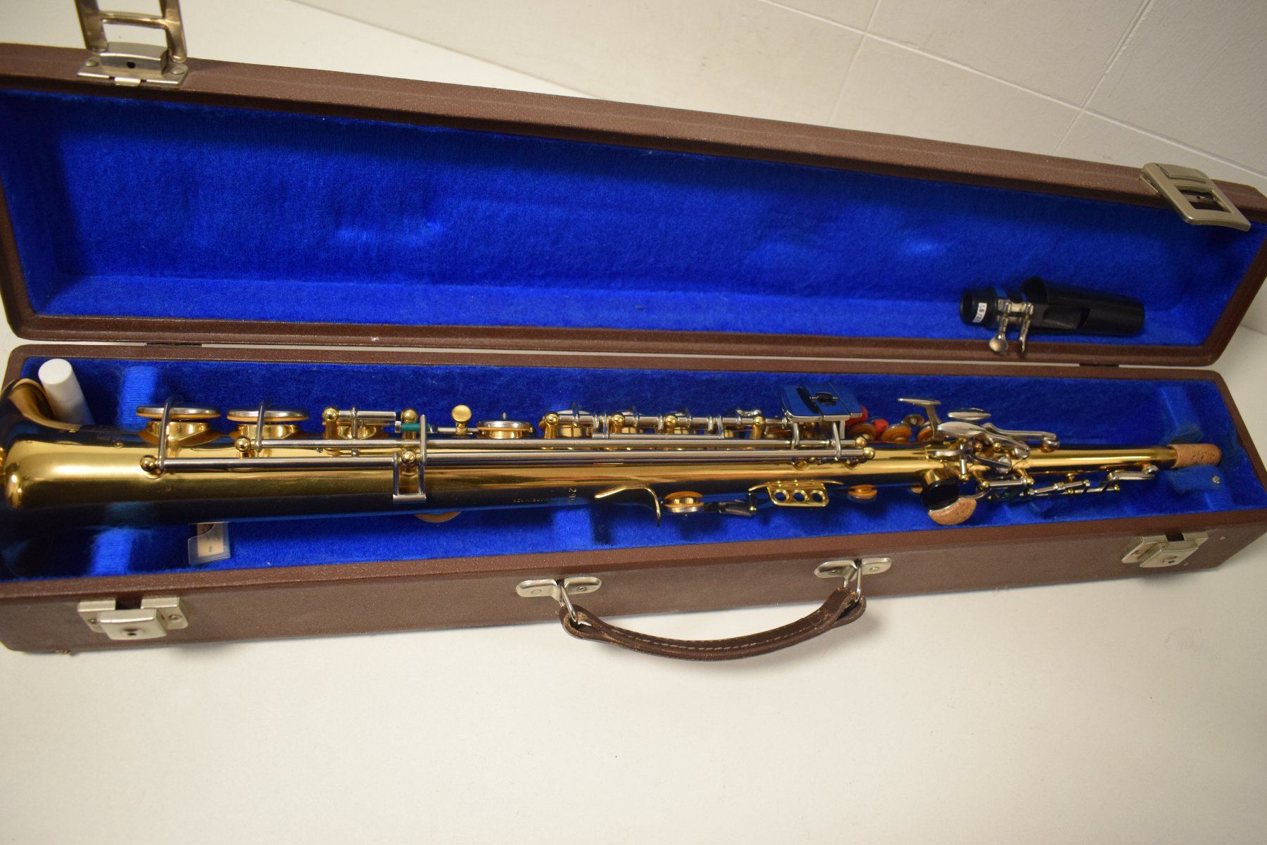 Strumenti musicali: Soprani Saxofon Weltklang Solist – Usato da Zürich venduto da Brockito